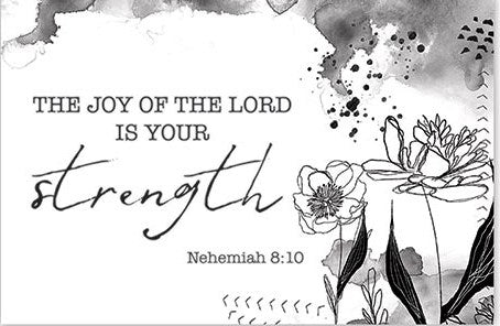Seed of Abraham Christian Bookstore - (In)Courage - Cards-Pass It On-Nehemiah 8:10 (3&quot; x 2&quot;) (Pack Of 25)