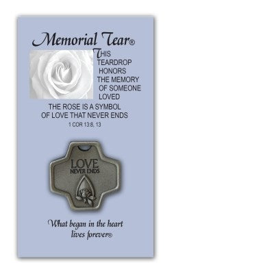 Memorial Tear Cross Token w/Card