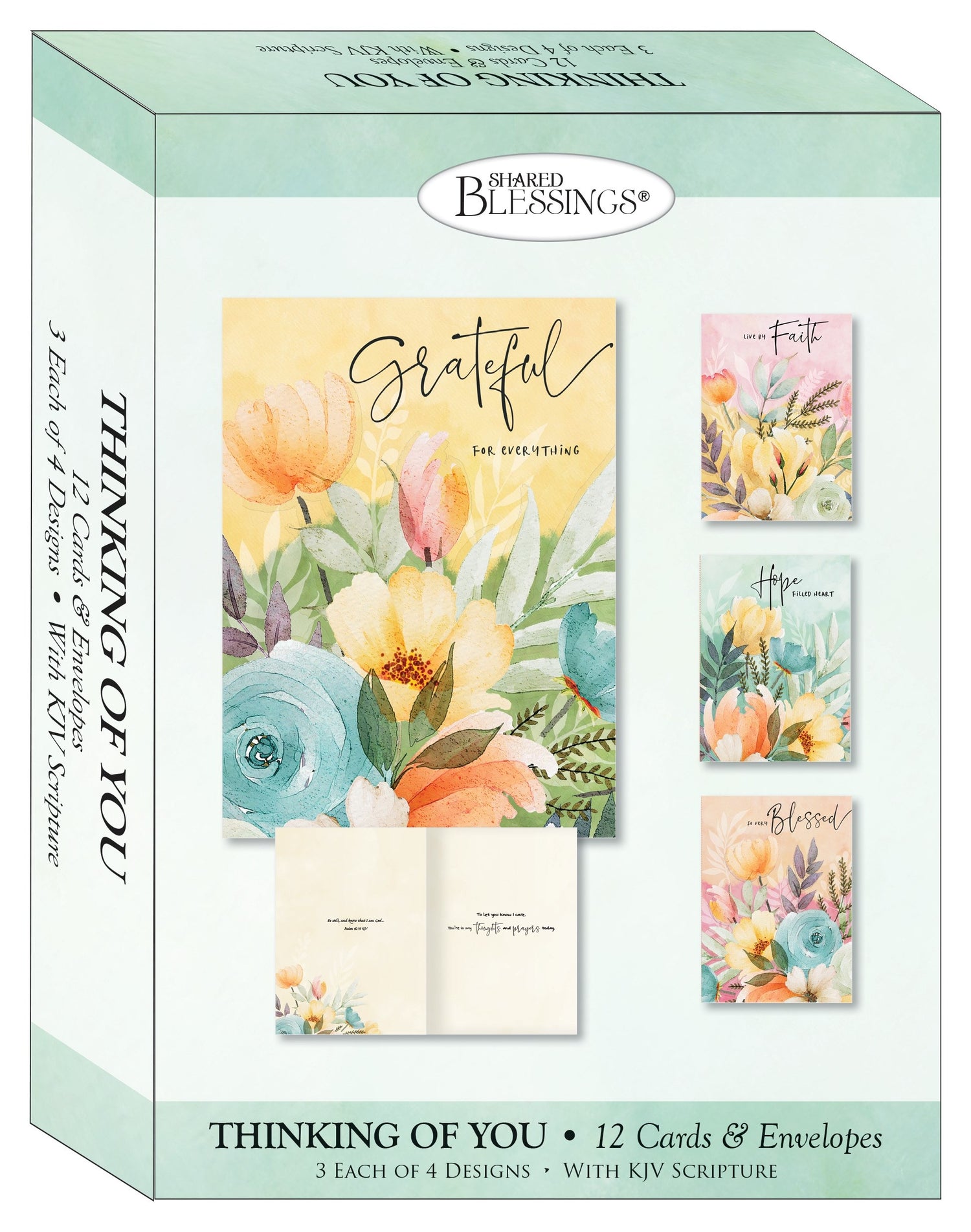 Seed of Abraham Christian Bookstore - (In)Courage - Card-Boxed-Shared Blessings-Thinking Of You-Sunday Morning (Box Of 12)