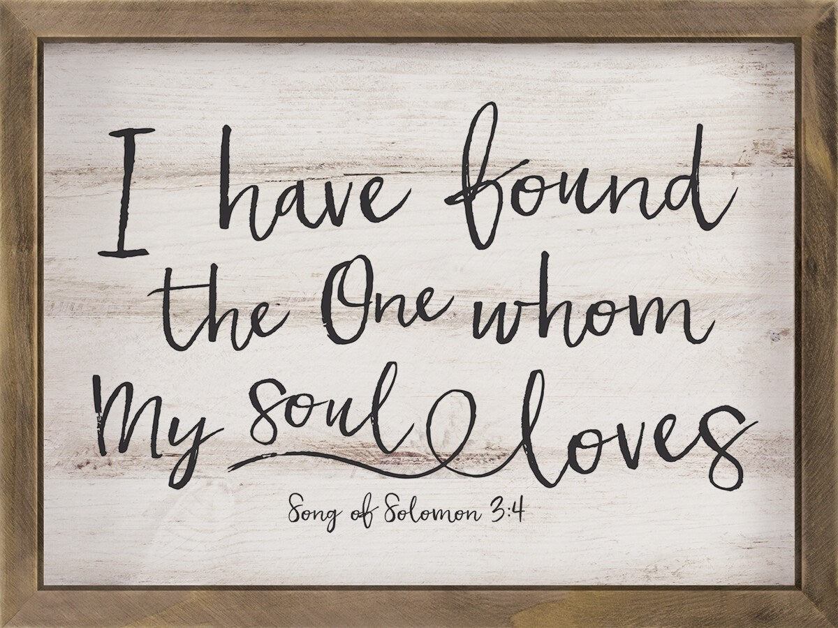 Pine Framed Wall Art-I Have Found (17 x 13)