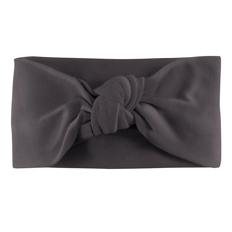 Knotted Headband-Grey (0-12 Mth)