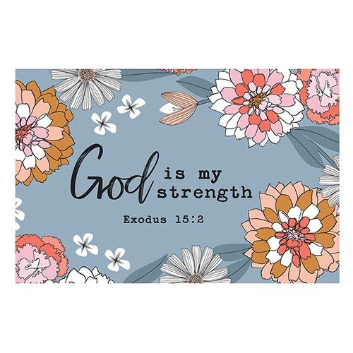 Seed of Abraham Christian Bookstore - (In)Courage - Cards-Pass It On-My Strength (3&quot; x 2&quot;) (Pack Of 25)