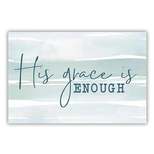 Seed of Abraham Christian Bookstore - (In)Courage - Cards-Pass It On-His Grace Is Enough (3&quot; x 2&quot;) (Pack Of 25)