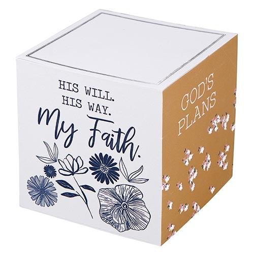 Paper Cube-His Will His Way (750 Sheets 3.5&quot; SQ)