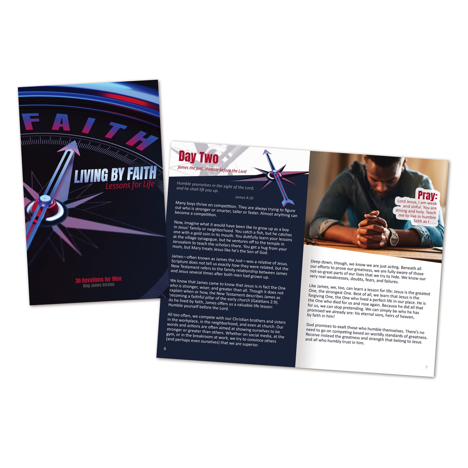 Living By Faith Devotion Book (KJV)