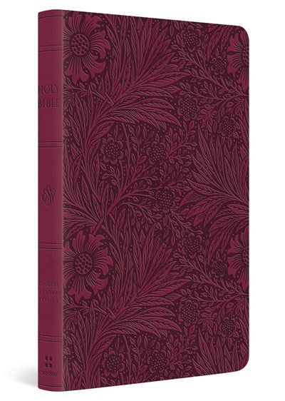 Seed of Abraham Christian Bookstore - (In)Courage - ESV Large Print Value Thinline Bible-Raspberry Floral Design TruTone