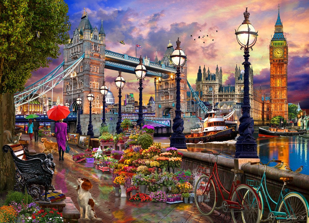 Jigsaw Puzzle-London Promenade (1000 Pieces)