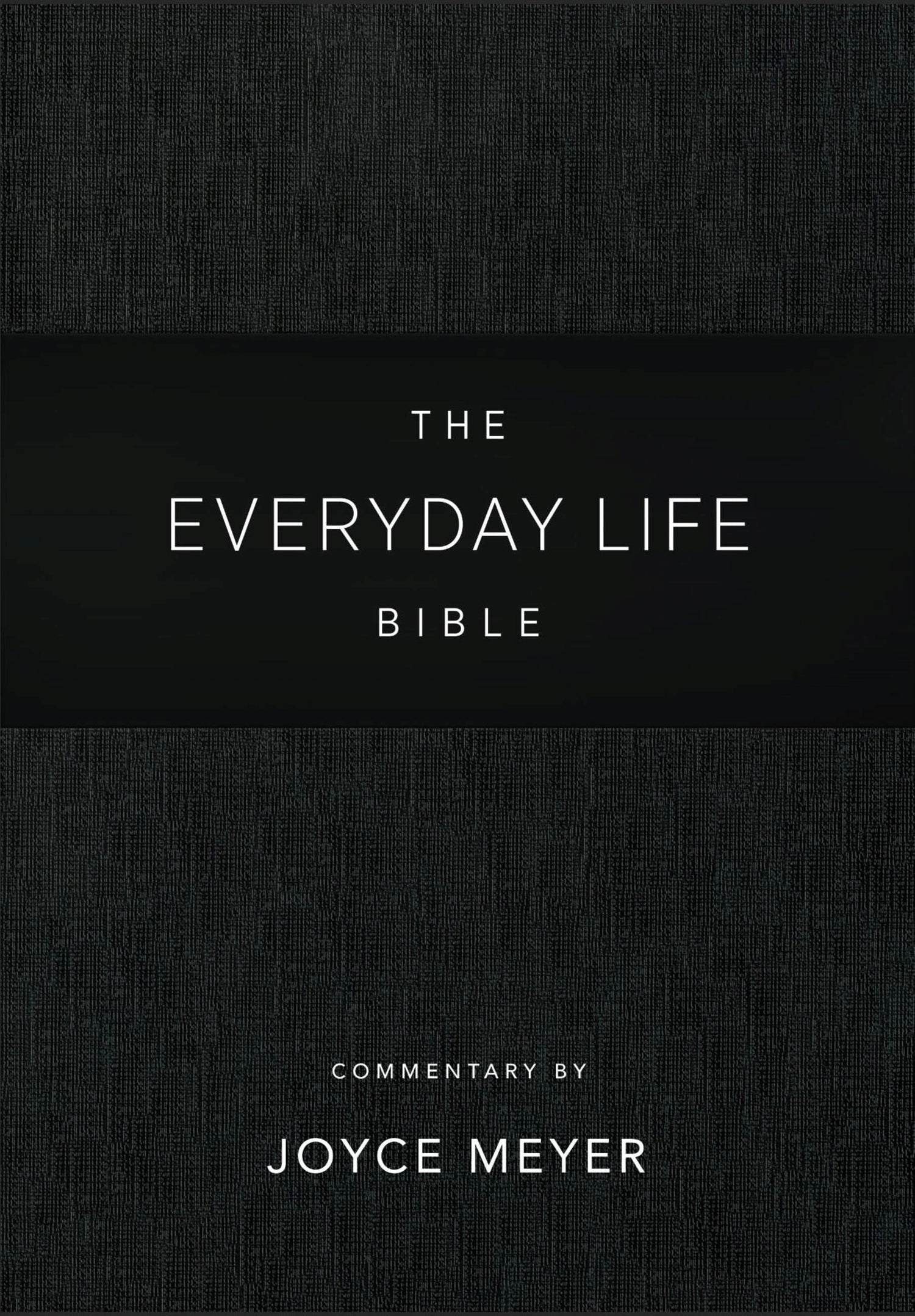 Seed of Abraham Christian Bookstore - Joyce Meyer -  Amplified The Everyday Life Bible-Black LeatherLuxe (Jan 2023) - The Power of God&