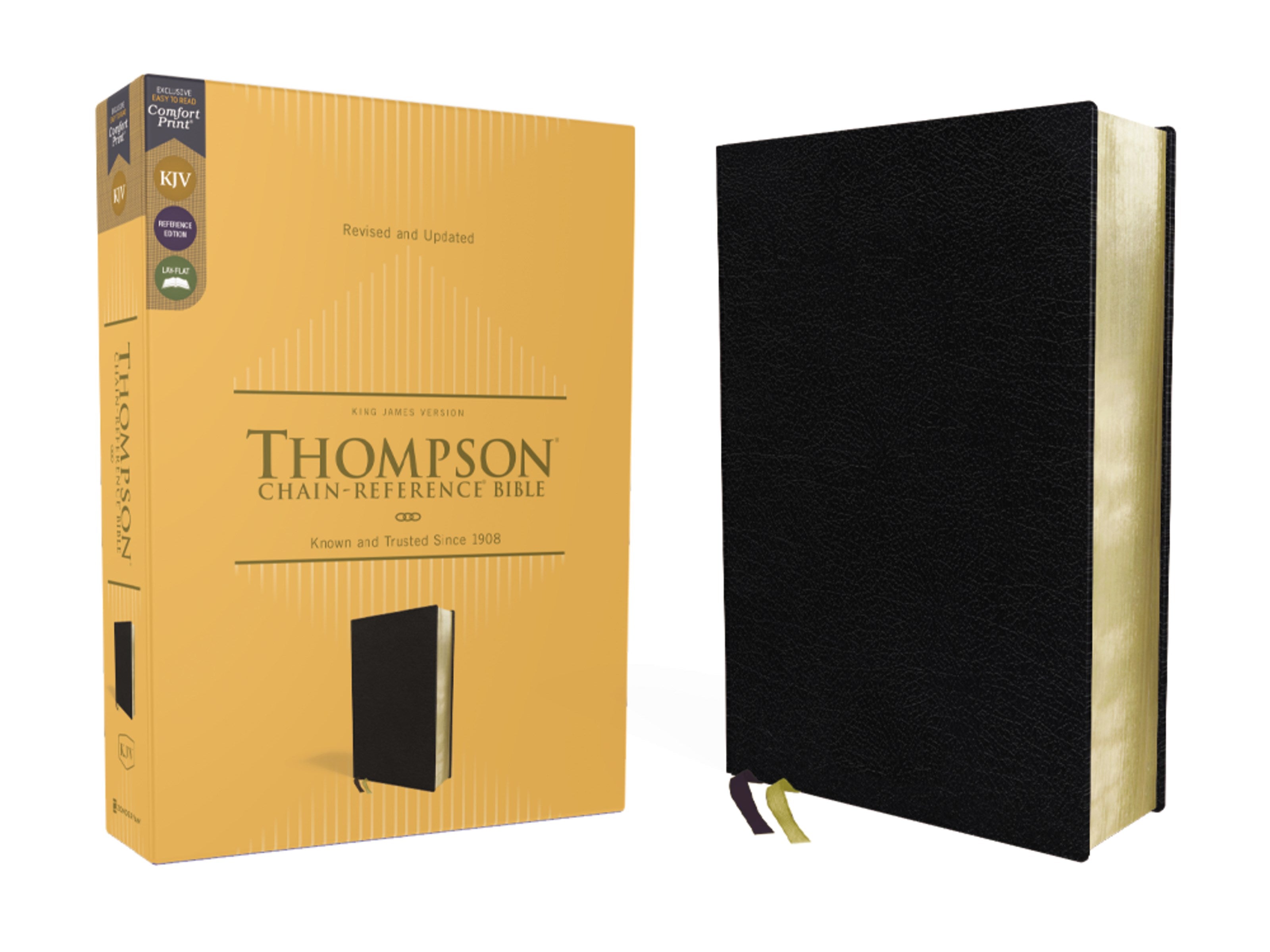Seed of Abraham Christian Bookstore - (In)Courage - KJV Thompson Chain-Reference Bible (Comfort Print)-Black European Bonded Leather