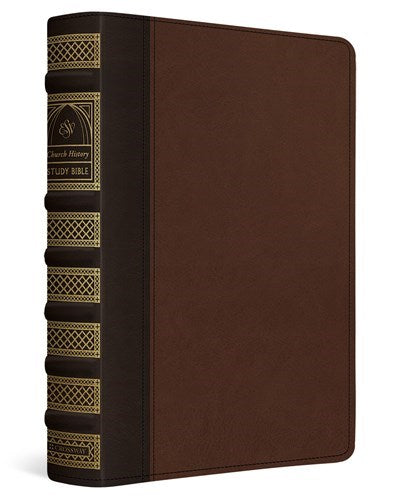 Seed of Abraham Christian Bookstore - ESV Church History Study Bible-Brown/Walnut TruTone  Timeless Design