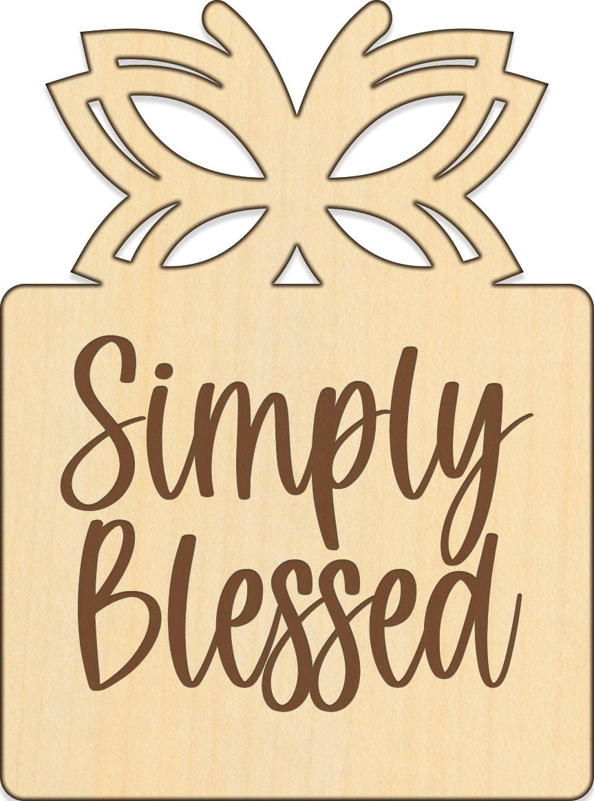 Magnet-Wood Workz-Simply Blessed (3&quot; x 4&quot;)