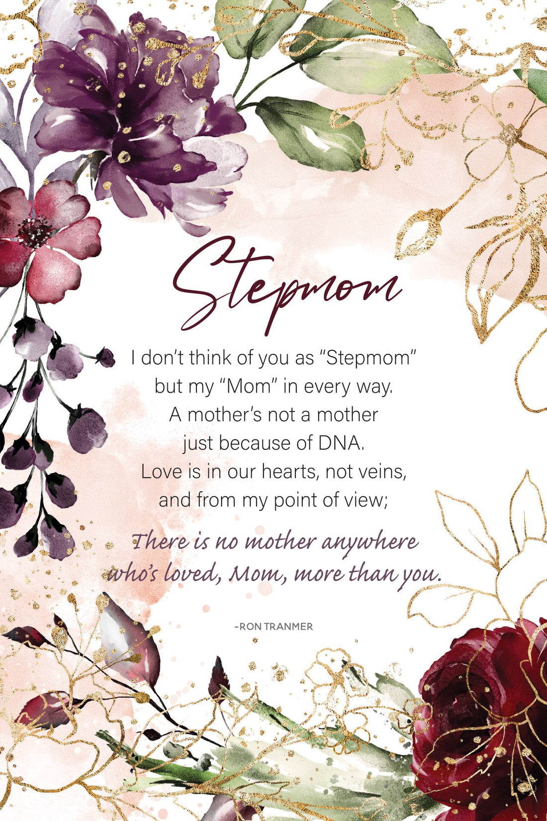Plaque-Heaven Sent-Stepmom (6 x 9)