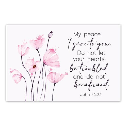 Seed of Abraham Christian Bookstore - (In)Courage - Cards-Pass It On-My Peace I Give You (3&quot; x 2&quot;) (Pack Of 25)