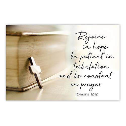 Seed of Abraham Christian Bookstore - (In)Courage - Cards-Pass It On-Rejoice In Hope (3&quot; x 2&quot;) (Pack Of 25)