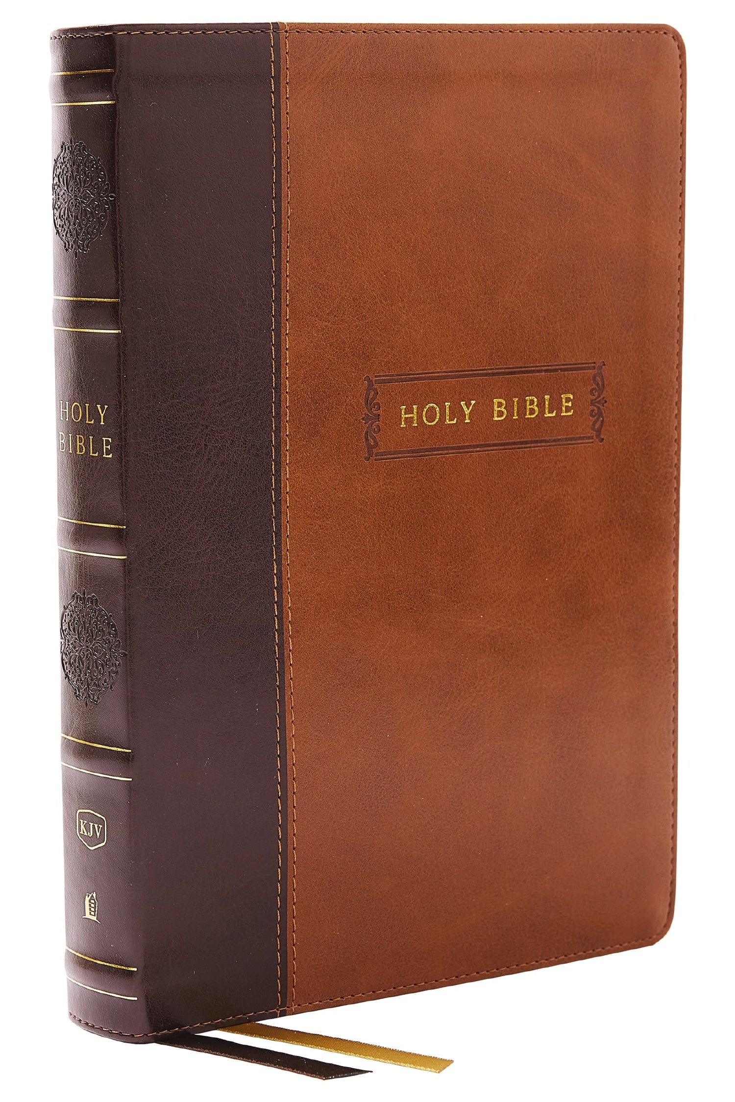Seed of Abraham Christian Bookstore - (In)Courage - KJV Center-Column Reference Bible (Comfort Print)-Brown Leathersoft Indexed