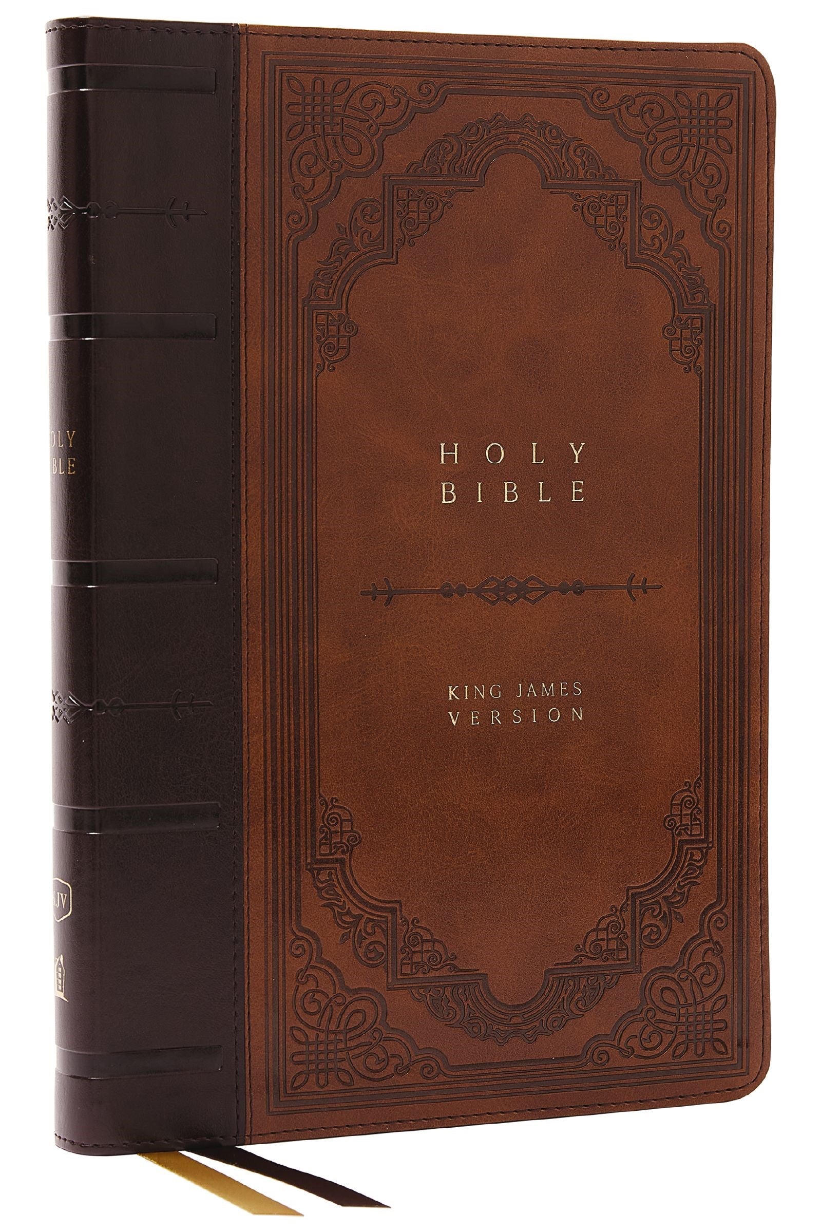 Seed of Abraham Christian Bookstore - (In)Courage - KJV Giant Print Thinline Bible  Vintage Series (Comfort Print)-Brown Leathersoft