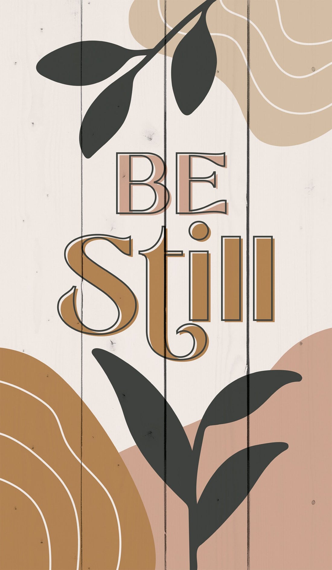Pallet Decor-Be Still (14 x 24)