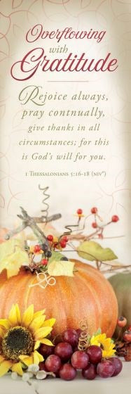 Bookmark-Overcoming With Gratitude (Pack Of 25)