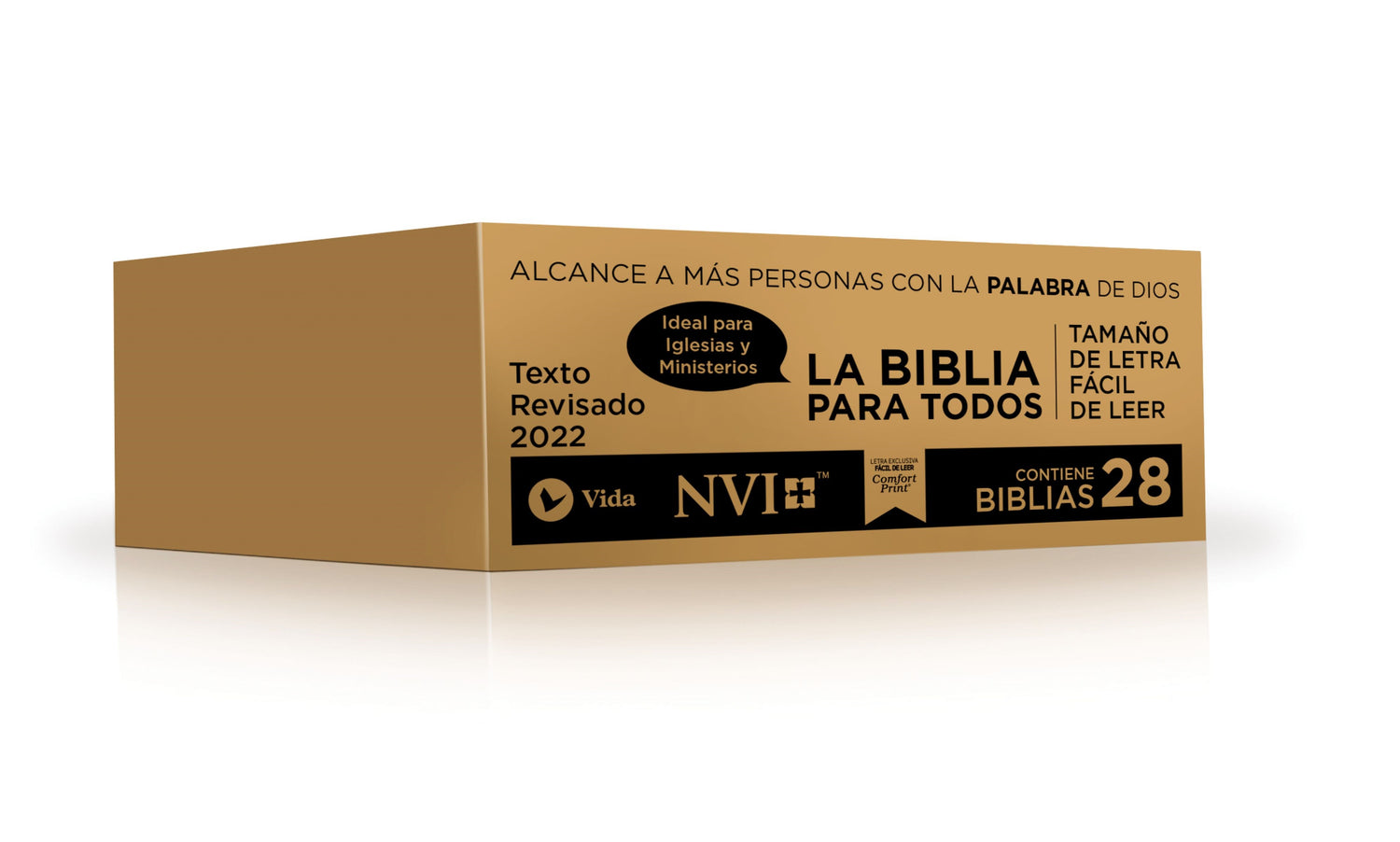 Span-NIV Economy Edition  Revised Text 2022 (Santa Biblia Edicion Economica  Texto Revisado 2022) (Box Of 28)-Softcover