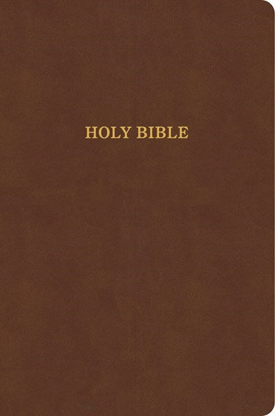 Seed of Abraham Christian Bookstore - (In)Courage - KJV Large Print Thinline Bible (Value Edition)-Brown LeatherTouch