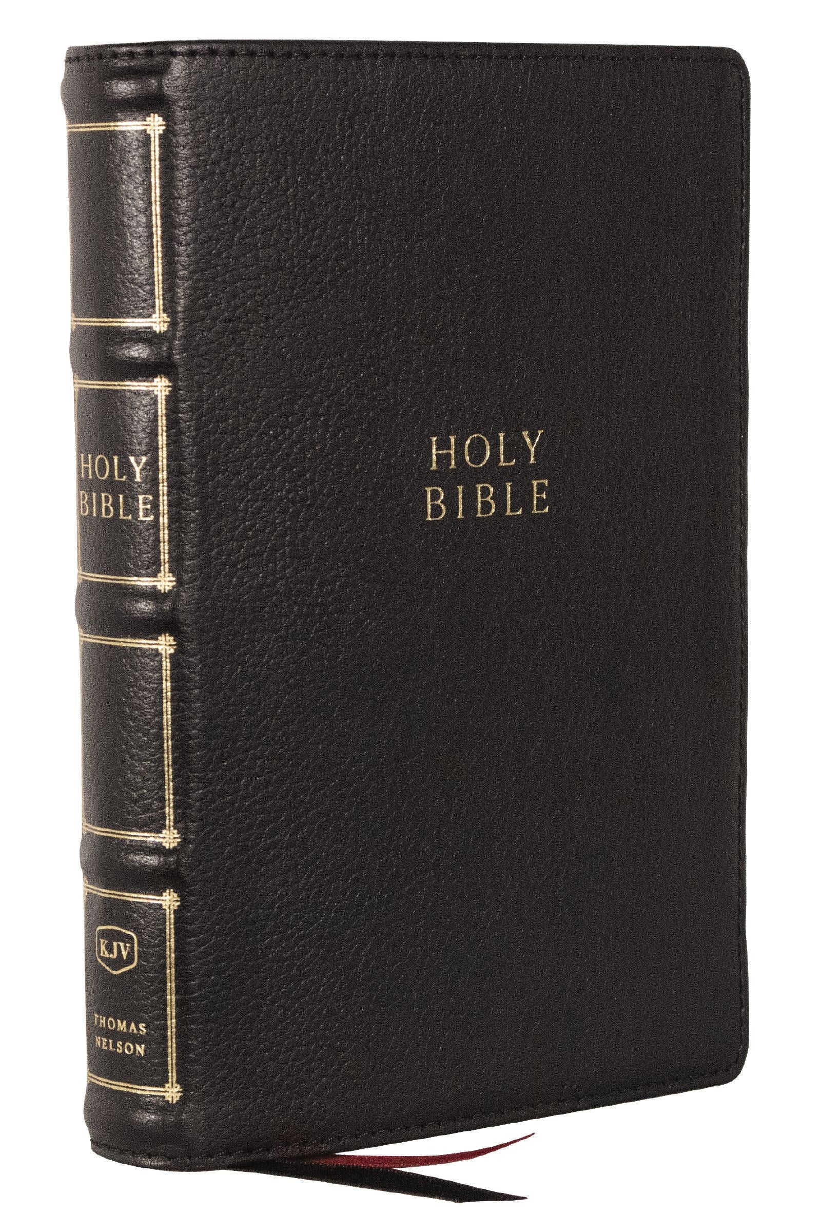 Seed of Abraham Christian Bookstore - (In)Courage - KJV Compact Center-Column Reference Bible (Comfort Print)-Black Genuine Leather