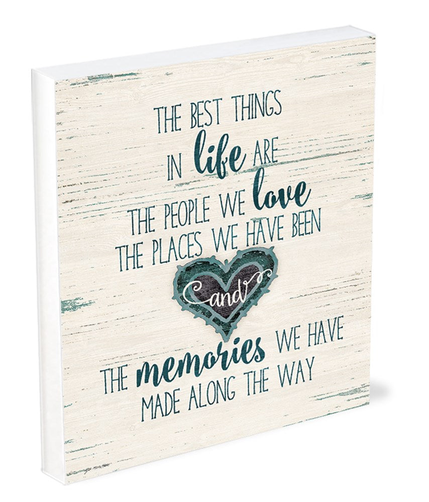 Shelfie Sitter-Life Love Memories (4 x 5)