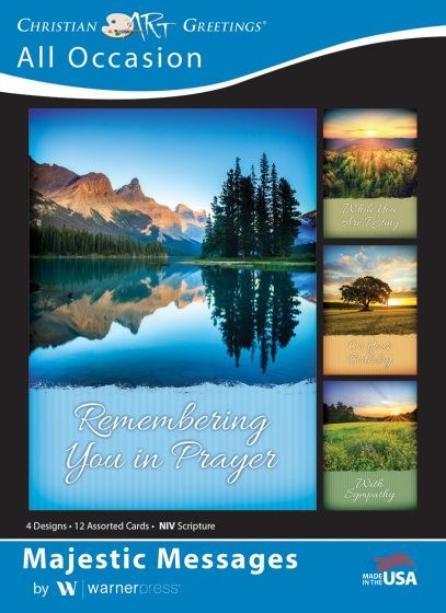 Seed of Abraham Christian Bookstore - (In)Courage - Card-Boxed-Majestic Messages Assorted (Pack Of 12)