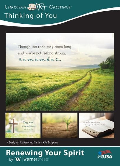 Seed of Abraham Christian Bookstore - (In)Courage - Card-Boxed-Renewing Your Spirit Assorted (Pack Of 12)