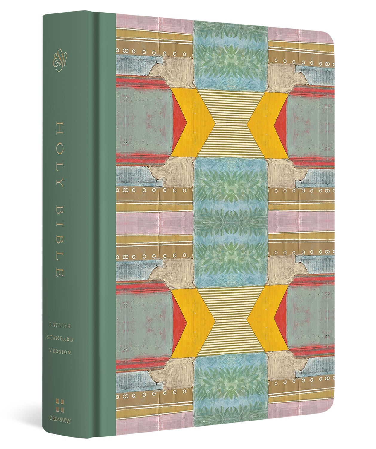 Seed of Abraham Christian Bookstore - (In)Courage - ESV Single Column Journaling Bible  Artist Series (Jessica Dennis Bush/Trellis)-Cloth Over Board