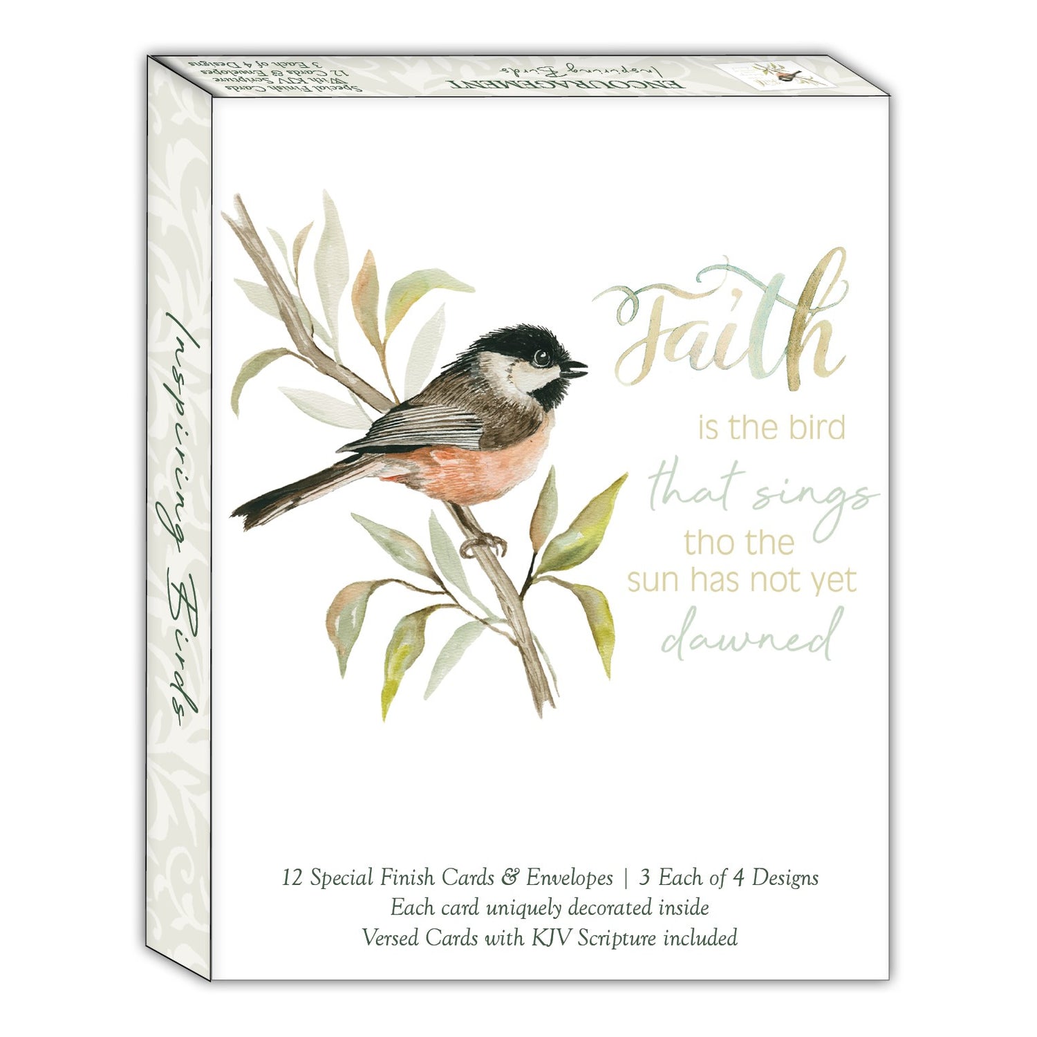 Seed of Abraham Christian Bookstore - (In)Courage - Card-Boxed-Shared Blessings-Encouragement-Inspiring Birds (Box Of 12)