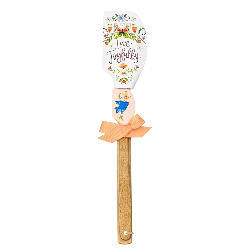Kitchen Buddies-Large &amp; Small Spatula-Live Joyfully (Silicone)
