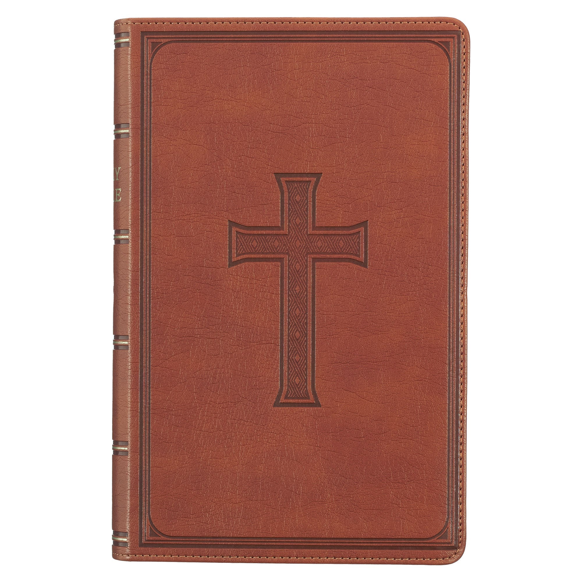 Seed of Abraham Christian Bookstore - (In)Courage - KJV Bible-Giant Print Standard-Size Faux Leather-Medium Brown