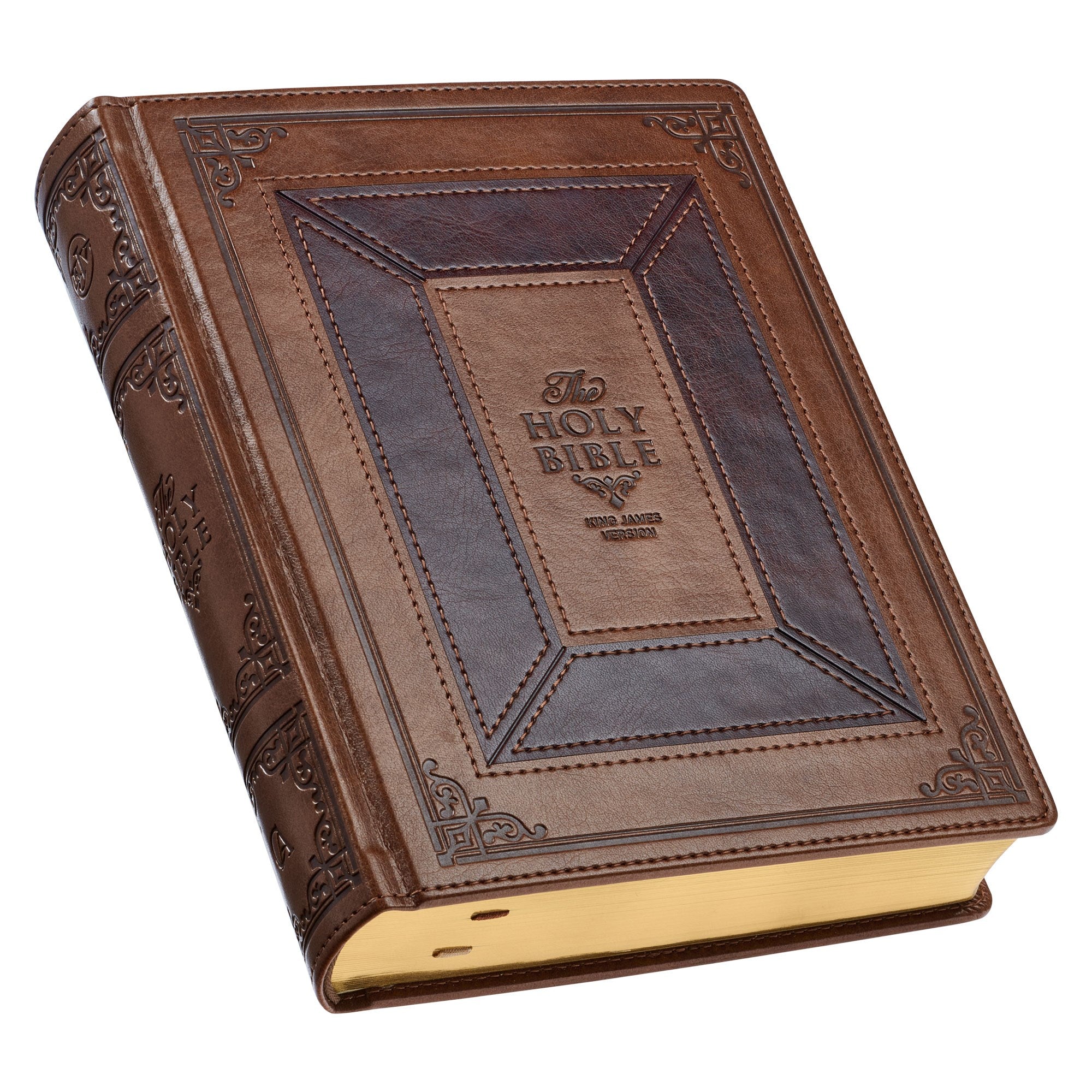 Seed of Abraham Christian Bookstore - (In)Courage - KJV Study Bible-Faux Leather-Toffee/Burgundy