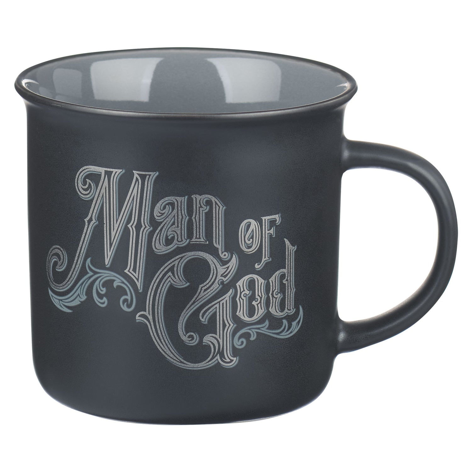 Mug-Black/Gray Man Of God 1 Tim. 6:11