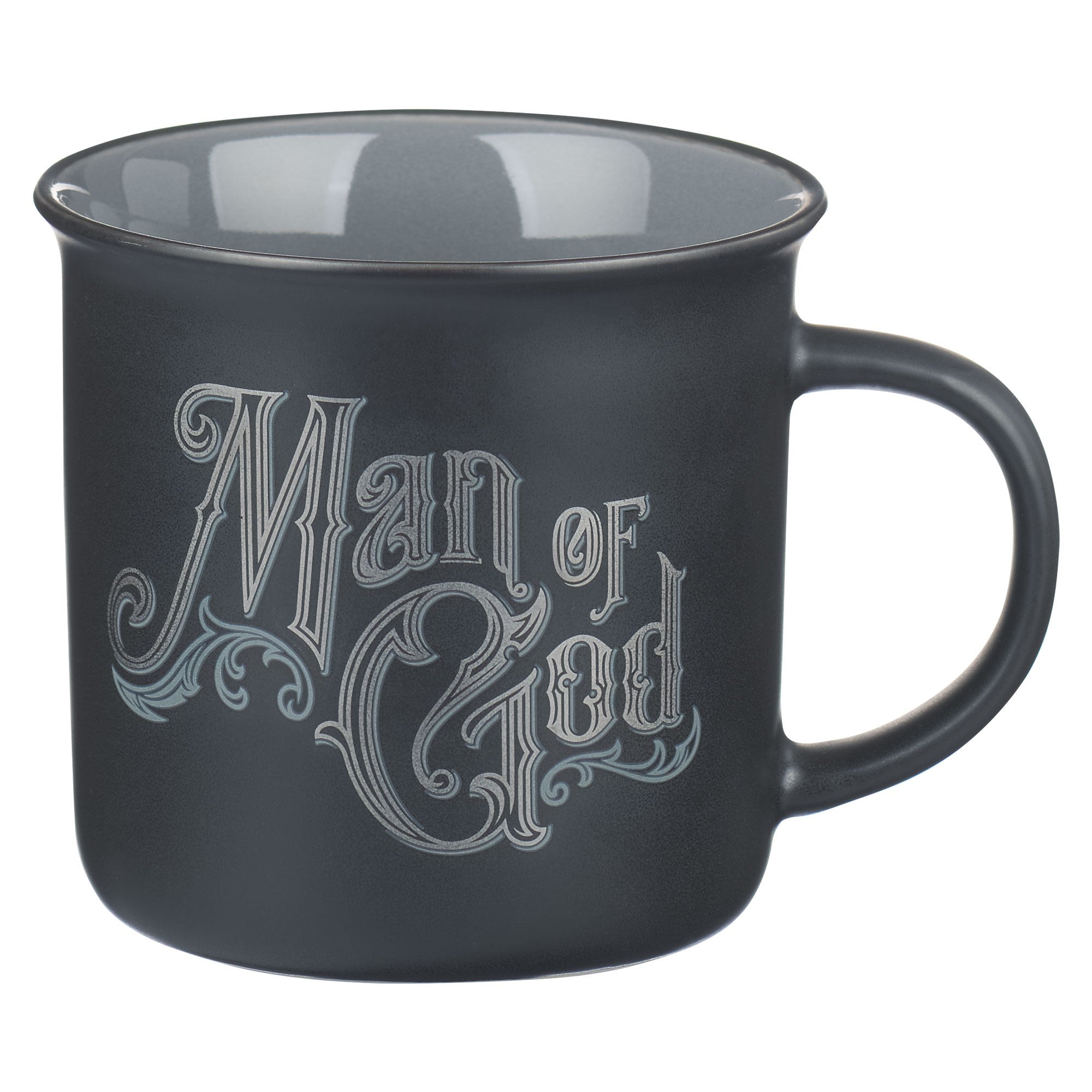 Mug-Black/Gray Man Of God 1 Tim. 6:11