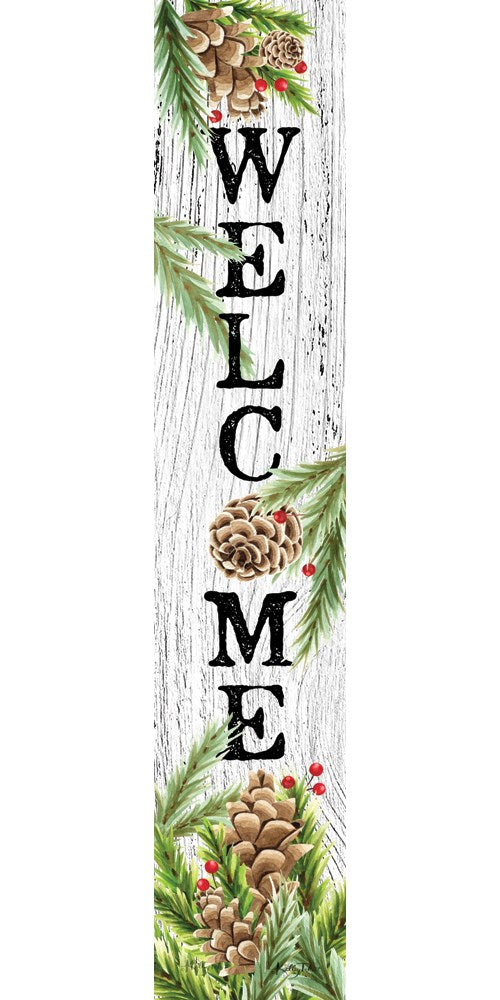 Porch Sign-Winter Welcome (4&quot; x 24&quot;)