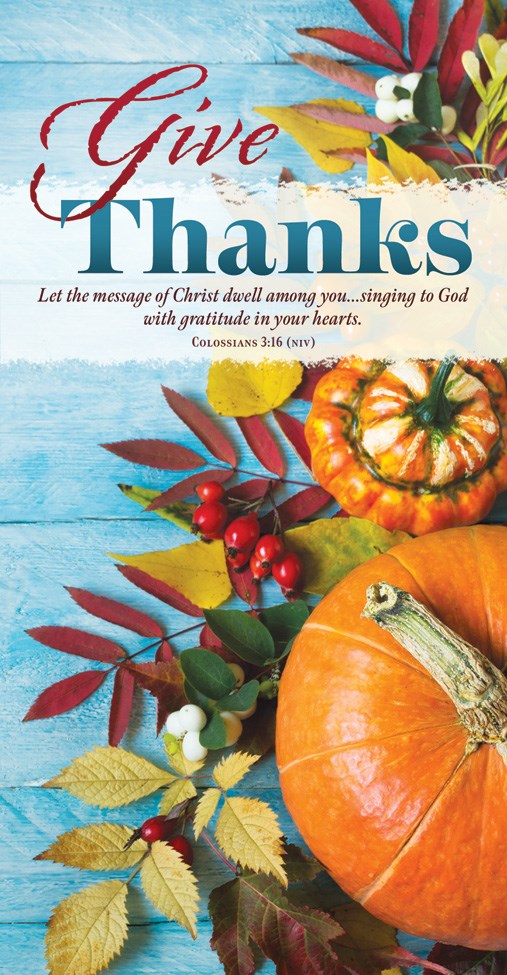 Seed of Abraham Christian Bookstore - (In)Courage - Offering Envelope-Let The Message of Christ Dwell Among You/Pumpkins (Colossians 3:16) (Pack Of 100)
