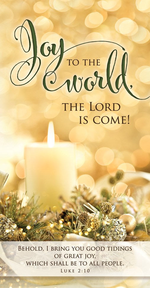 Seed of Abraham Christian Bookstore - (In)Courage - Offering Envelope-Joy To The World  The Lord Is Come! (Luke 2:10  KJV) (Pack Of 100)