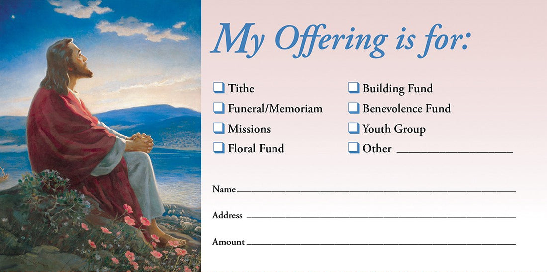 Seed of Abraham Christian Bookstore - (In)Courage - Offering Envelope-My Offering Is For: (Pack of 100)