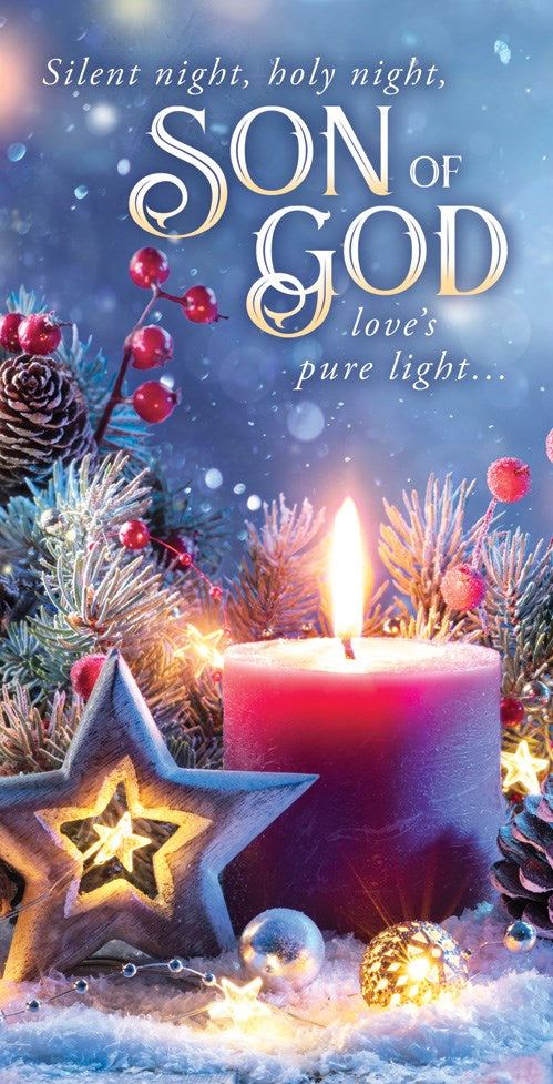 Seed of Abraham Christian Bookstore - (In)Courage - Offering Envelope-Silent Night  Holy Night/Son Of God (Pack Of 100)