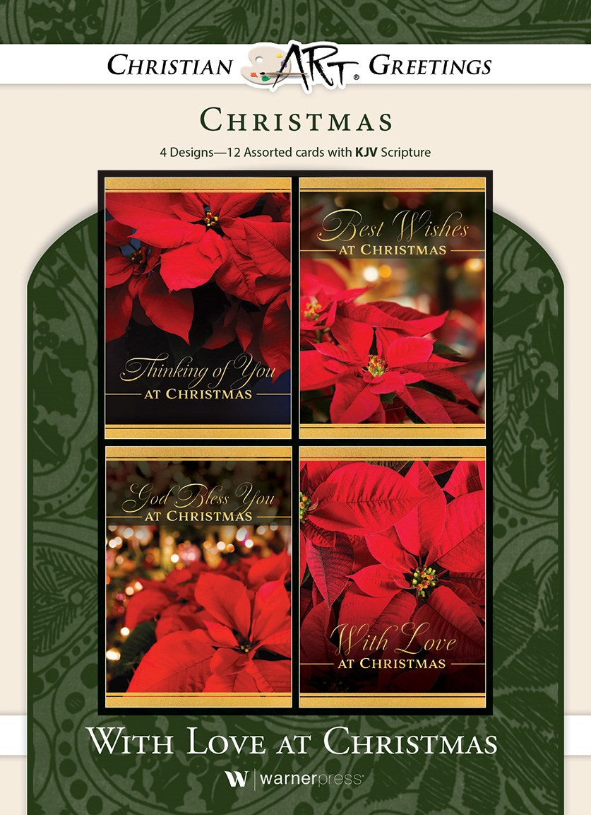 Seed of Abraham Christian Bookstore - (In)Courage - Card-Boxed-With Love At Christmas Assorted (KJV) (Pack Of 12)