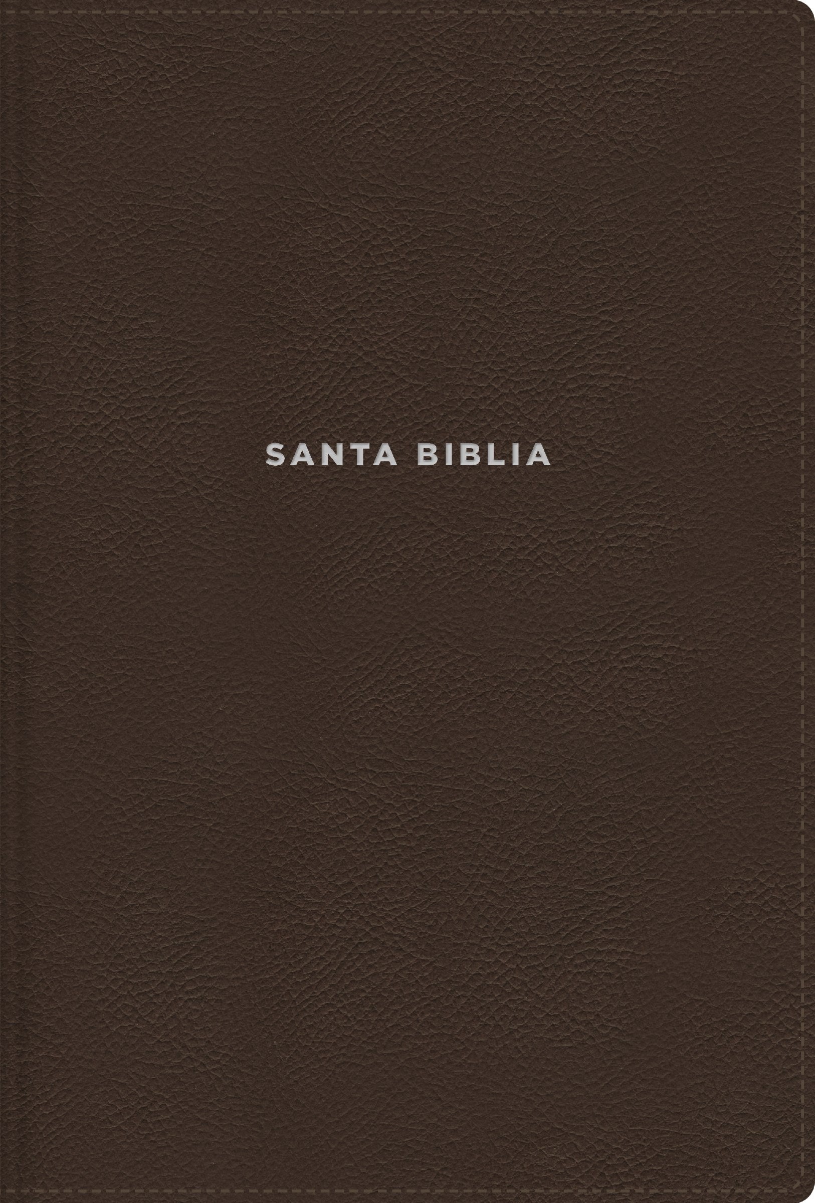 Span-NIV Study Bible/Large Print (Revised Text 2022) (Biblia de Estudio  Letra Grande)-Brown Leathersoft