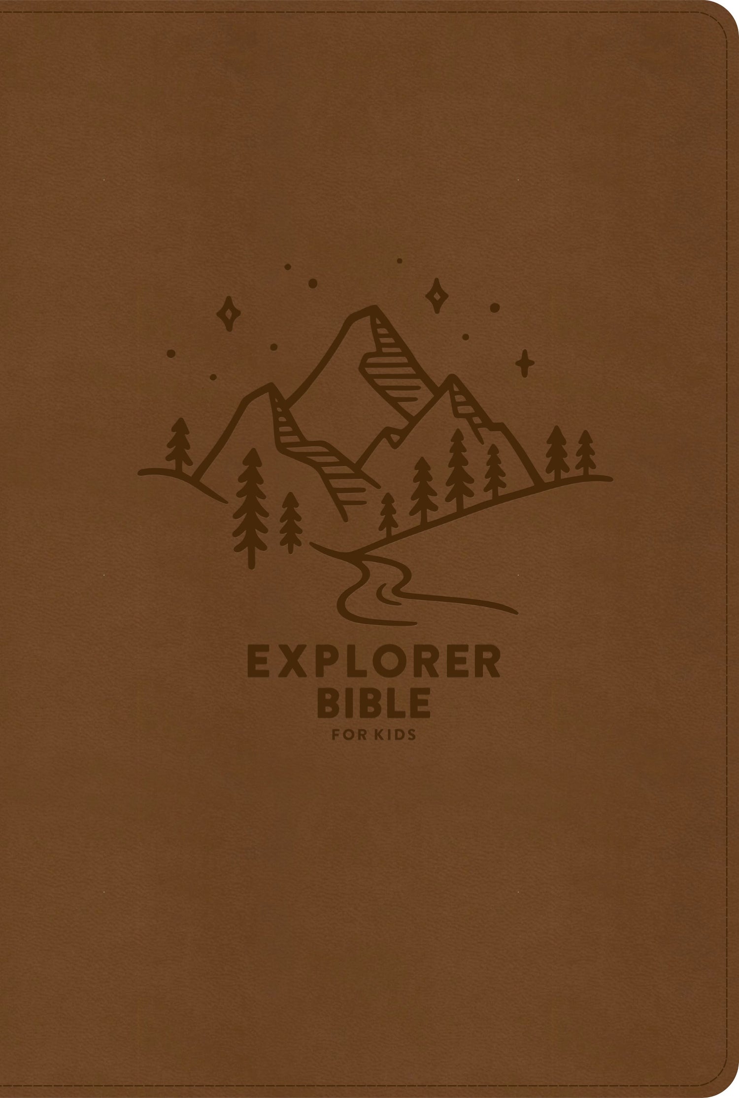 KJV Explorer Bible For Kids-Brown LeatherTouch Indexed