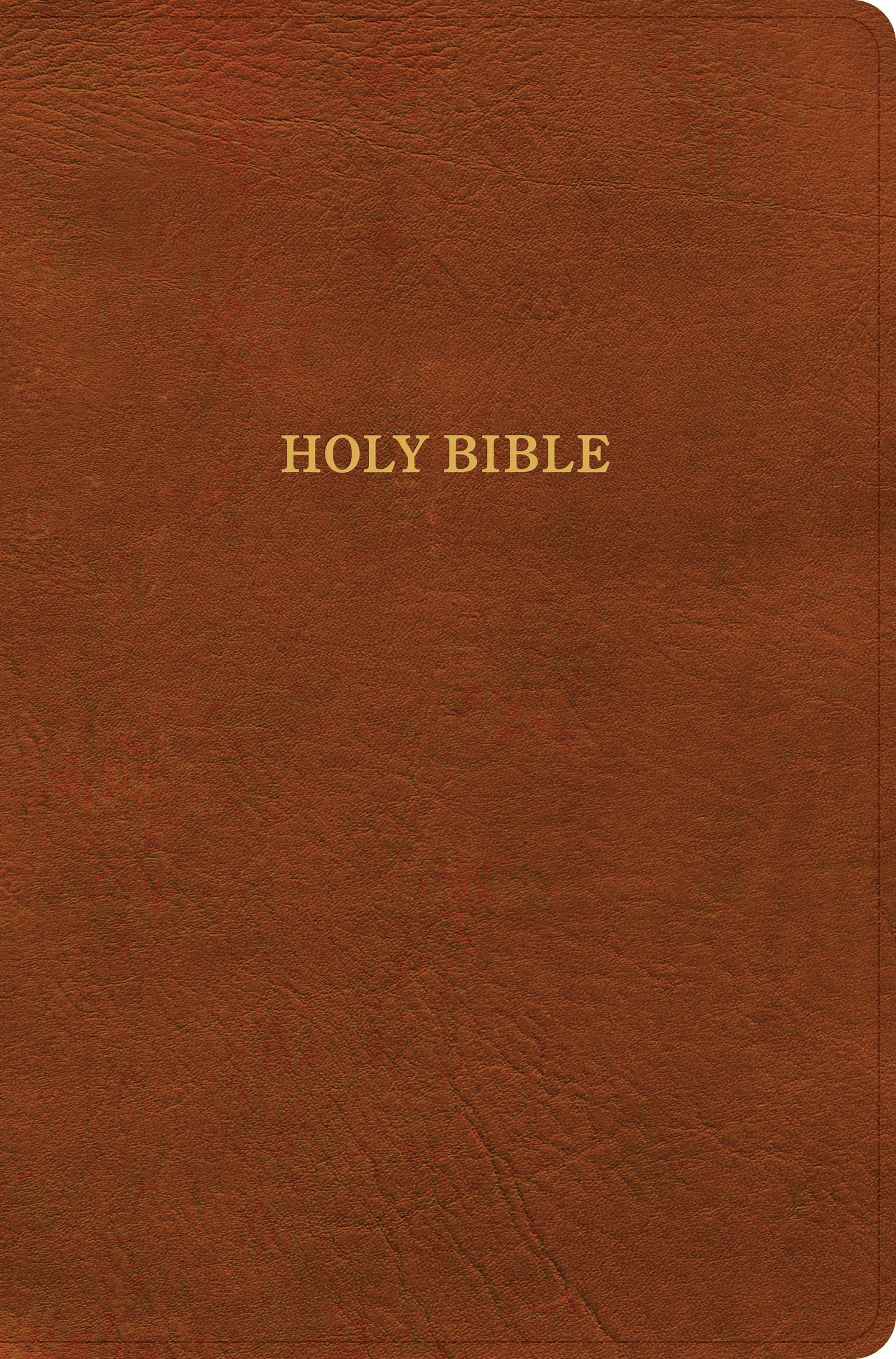 KJV Giant Print Reference Bible-Burnt Sienna LeatherTouch Indexed
