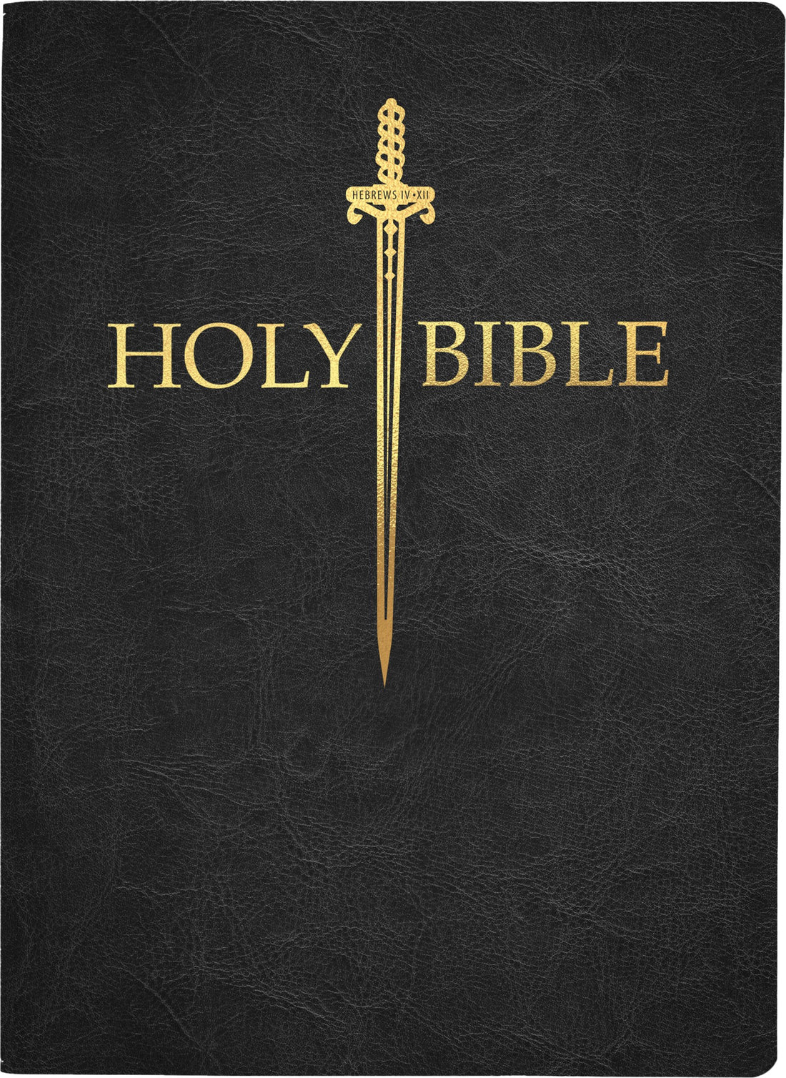 KJV Sword Bible Large Print-Black Genuine Leather Indexed