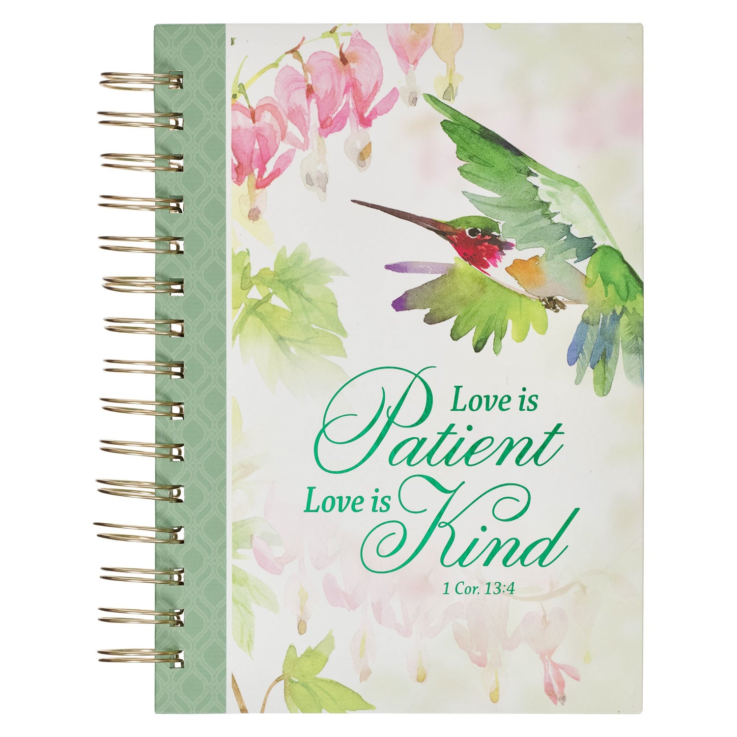 Journal-Wirebound-Green-Love-1 Cor. 13:4