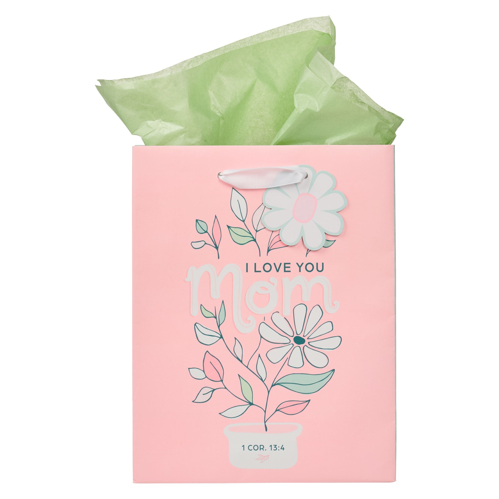 Gift Bag-Medium-I Love You Mom-1 Cor. 13:4