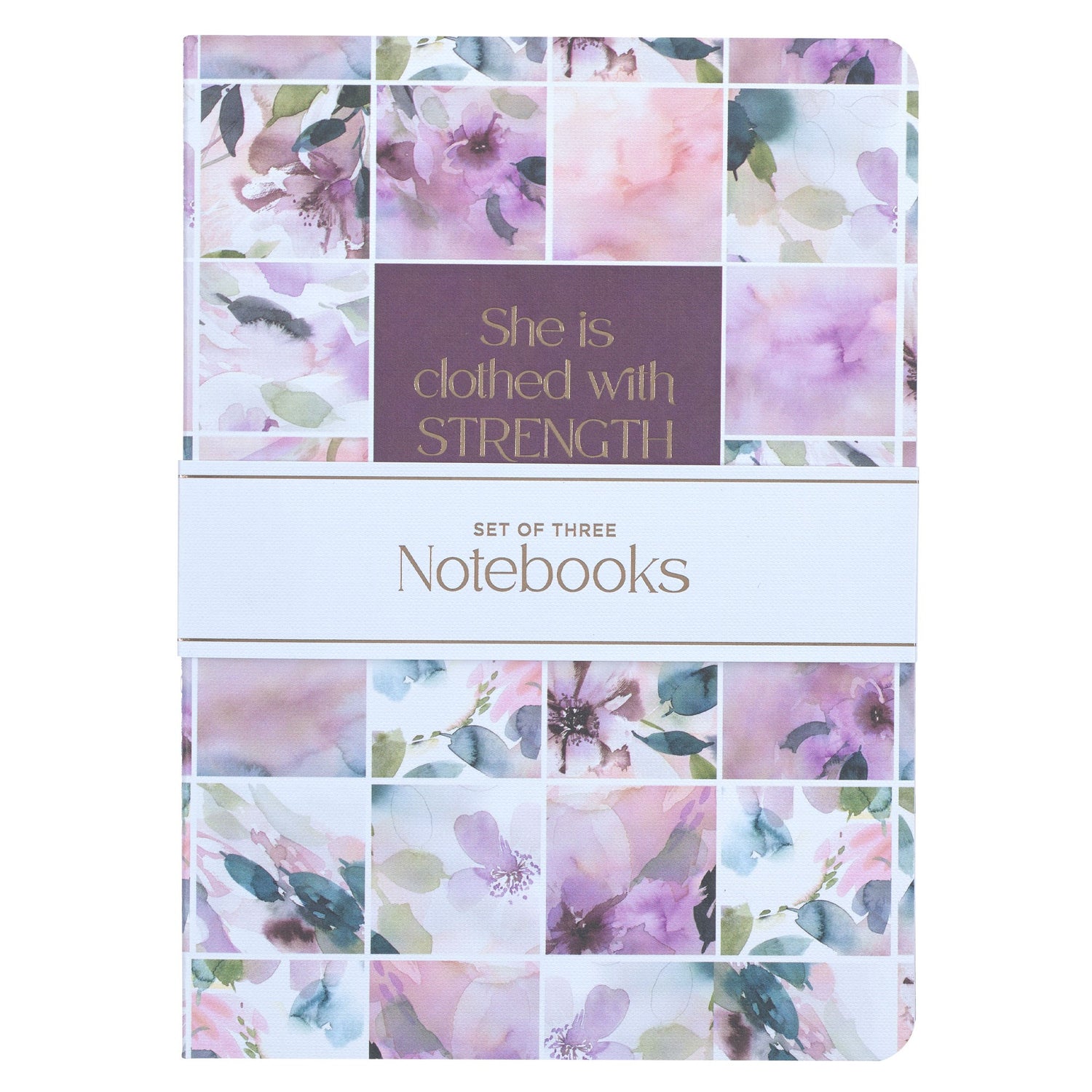Notebook Set-Large-Strength &amp; Dignity-Prov. 31:25 (Set Of 3)