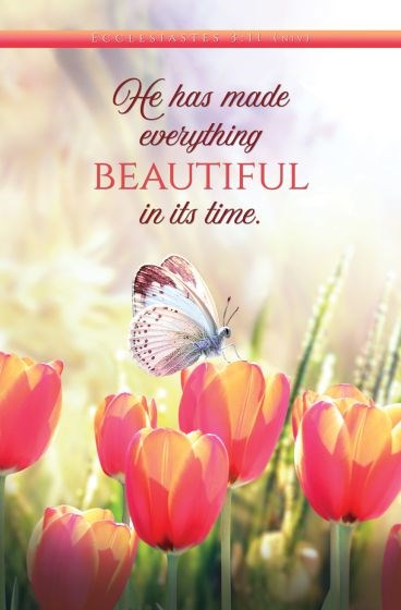 Bulletin-He Has Made Everything Beautiful In Its Time (Ecclessiastes 3:11  NIV) (Pack Of 100)