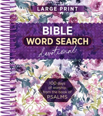 Bible Word Search Devotional Large Print (Psalms)